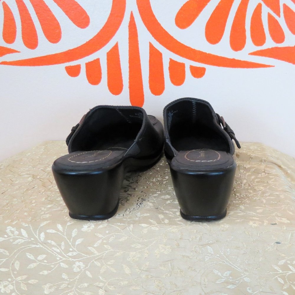 Bare Traps Hollie Brown Vegan Leather Mules 8M - Picture 3 of 4